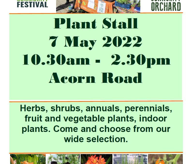 Plant Stall on 7 May