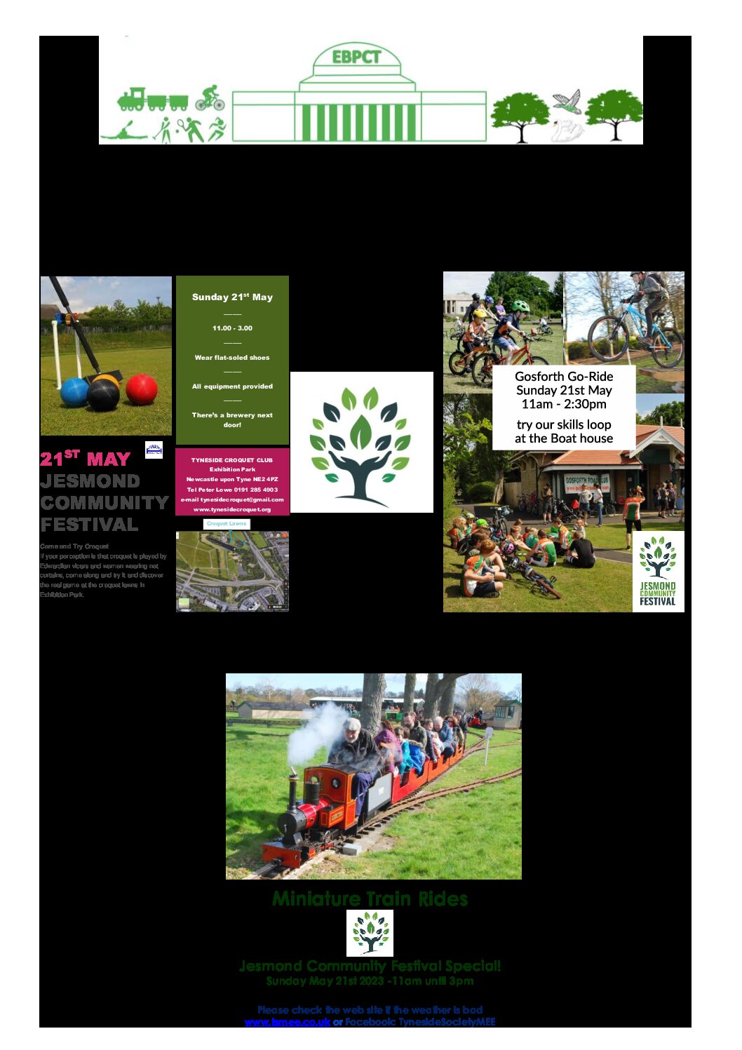 Exhibition Park, 21 May